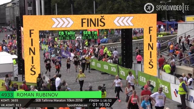 ROMAN RUBINOV 4933 L SEB Tallinna Maraton 10km 2016