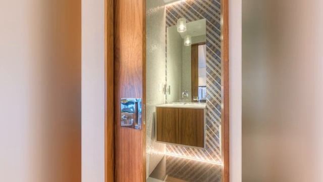 75 Ceramic Tile Powder Room With An Integrated Sink Design Ideas You'll Love 💎 смотреть онлайн