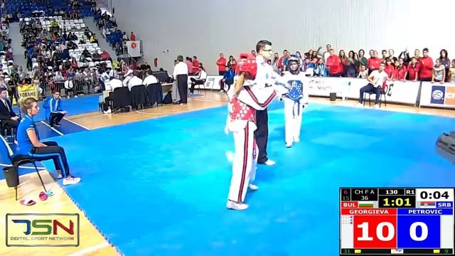 130- Petrovic, Iva,, SRB vs. Georgieva, Aleksandra, BUL 0:13 смотреть онлайн