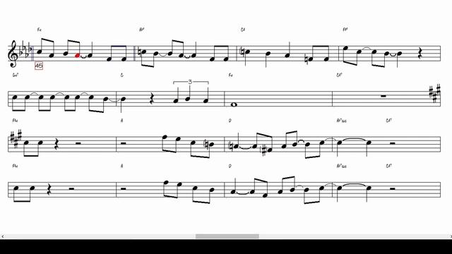 Sunny - Bobby Hebb 1966 (Tenor Sax Bb) [Sheet music] смотреть онлайн