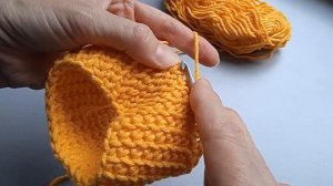 Незаметный шов при круговом вязании Столбики без накида ВЯЗАНИЕ КРЮЧКОМ