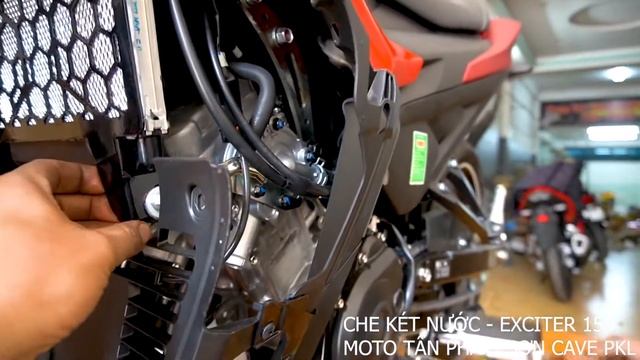 Exciter 155 độ che két nước CNC | Moto Tấn Phát | Sơn Cave PKL. смотреть онлайн