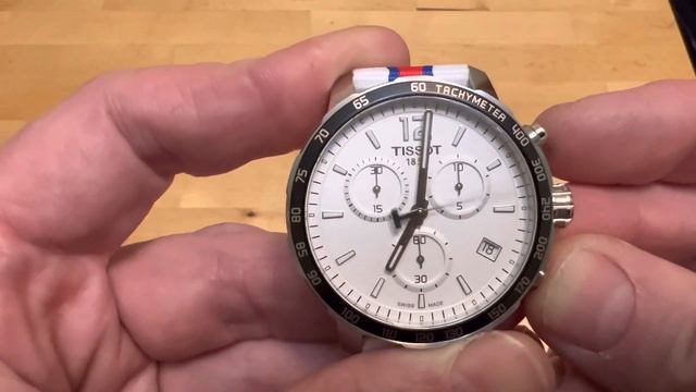 How To Set Time And Date And Chronograph On A Tissot Quickster Watch