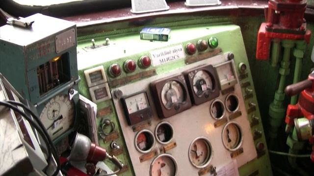 В кабине тепловоза ТЭП60-0926 / In The Drivers Cab Of TEP60-0926