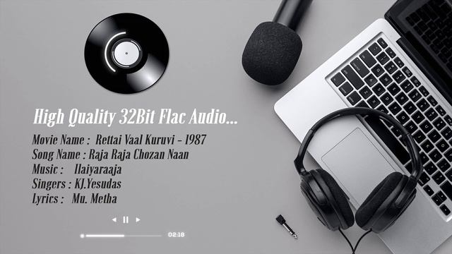 Raja Raja Chozhan Naan- High Quality Remastered 5.1|32Bit Flac Audio| Ilayaraja | Rettai Vaal Kuruv