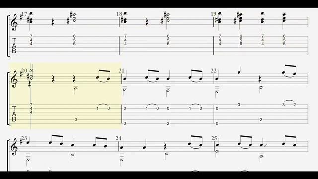 Symphony No 40 - Wolfgang Amadeus Mozart - Guitar Classic Tab смотреть онлайн