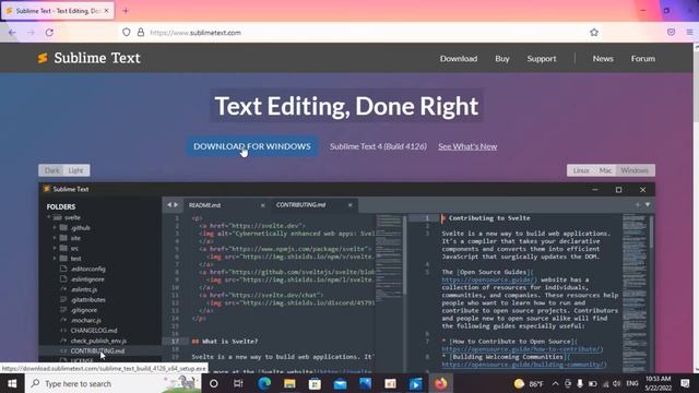 How to Download Sublime Text (HTML Tutorial) смотреть онлайн