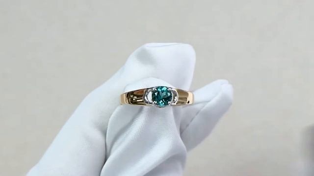 Золотое кольцо КЮЗ Del'ta с кварцем D314174 смотреть онлайн