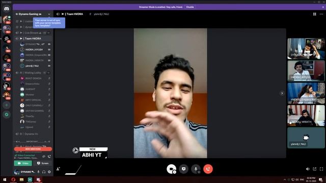 FACECAM TALKSHOW WITH HYDRA & DYNAMIC ARMY MEMBERS | JOIN DISCORD FOR TALKSHOW смотреть онлайн