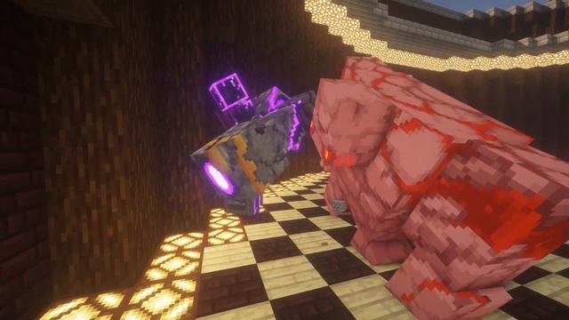 Redstone Golem VS Obsidian Golem (Golemania) - Mob Battles In Minecraft