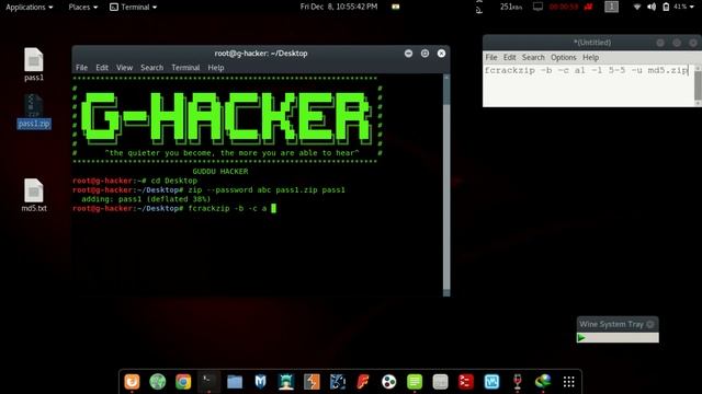 Kali Linux | How to crack password protected zip files !! смотреть онлайн