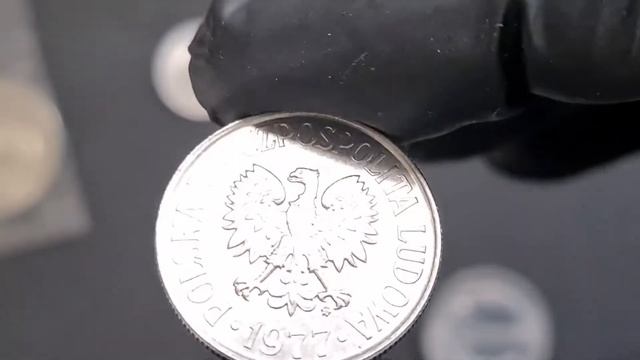 PRL. Polskie monety emitowane w 1977 roku. смотреть онлайн