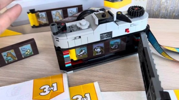 Lego creator 3 в 1 ретро-фотоаппарат, камера и телевизор (31147)