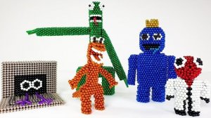 Как Сделать Радужных Друзей из Магнитных Шариков