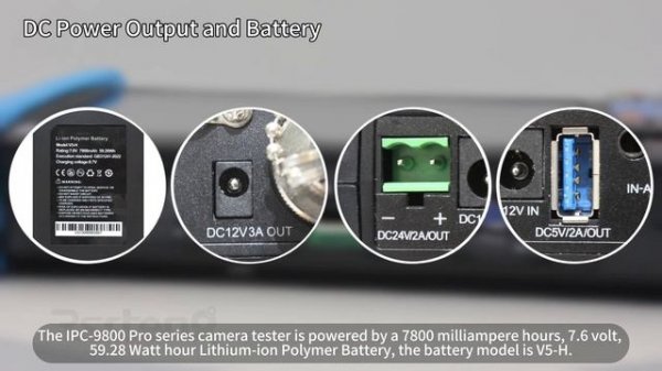 Rsrteng CCTV camera tester IPC-9800MOVTADHS Pro