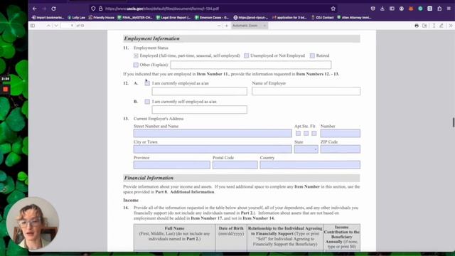 How to Fill Out Form I-134 - Instructions from Alien Attorney смотреть онлайн