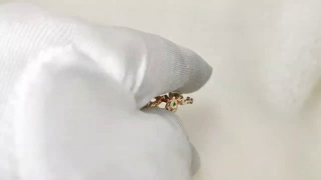 Серьги кошки розовое золото смотреть онлайн