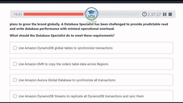 AWS DBS-C01 | AWS Certified Database - Specialty - Exam Preparation | 2023 Exam Latest Q&A смотреть онлайн