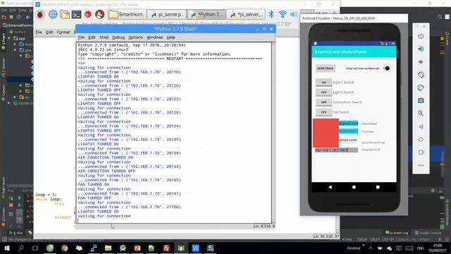 Raspberry Pi Control Home Devices Over External Network Smart Home смотреть онлайн