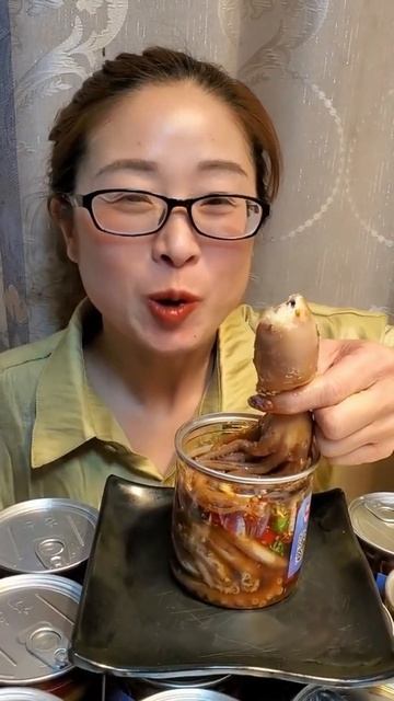 Eating the Octopus Canned Sea Food ASMR смотреть онлайн