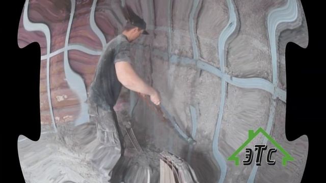 Напыление Эковаты, утепление сруба