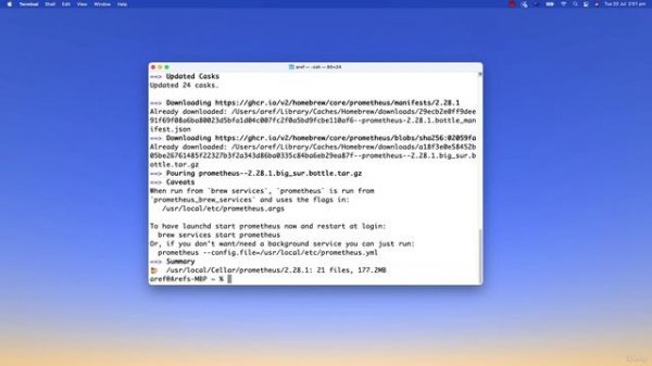 002 Installing Prometheus on Mac OS