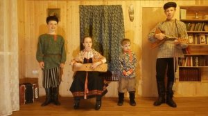 Ворон на дубу в исполнении детской студии при фольклорном обьединении