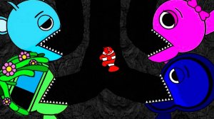 Спрунки поедают различных персонажей