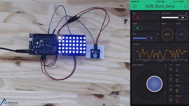 XLR8 Blynk IoT Platform Demo смотреть онлайн