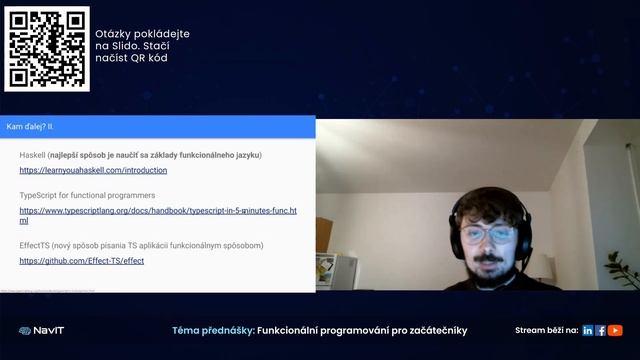 Funkcionální programování pro začátečníky | Adam Fiedler | Záznam z přednášky NavIT смотреть онлайн