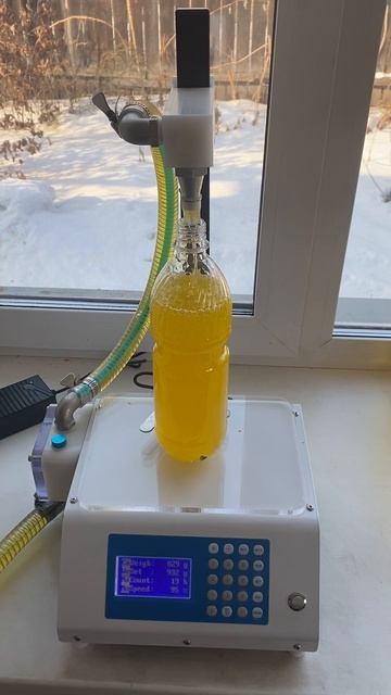 Новый насос для розлива масла холодного отжима