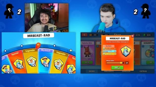 5000€ Mr. Beast GLÜCKSRAD BATTLE gegen LUMEXX