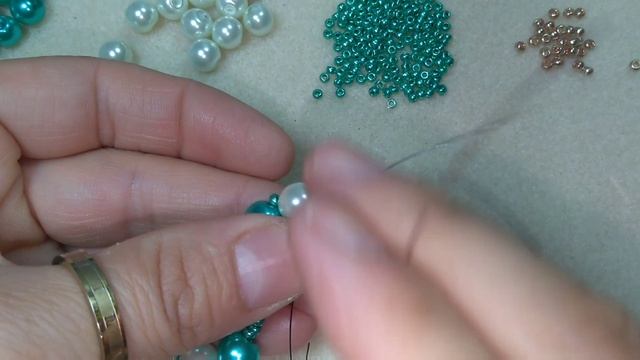 Pearls Beaded Bracelet *Diy* Jewelry * Браслет из жемчуга и бисера *