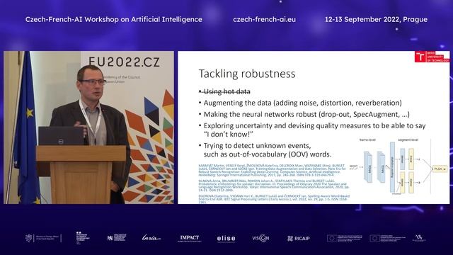 CZ-FR-AI 2022 | Day 1: Jan Černocký (BUT): "We aren’t done with Speech Recognition!" смотреть онлайн