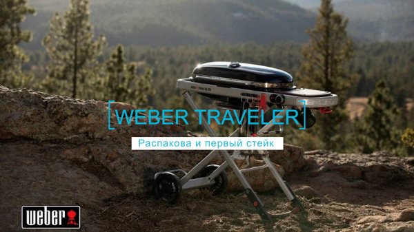 Weber Traveler. Распаковка и первый стейк + книга рецептов