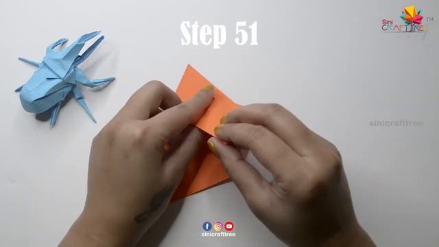 How To Make Origami Beetle(dynastes Hercules) / Sinicrafttree / DIY Crafts Series-1 / Video-18