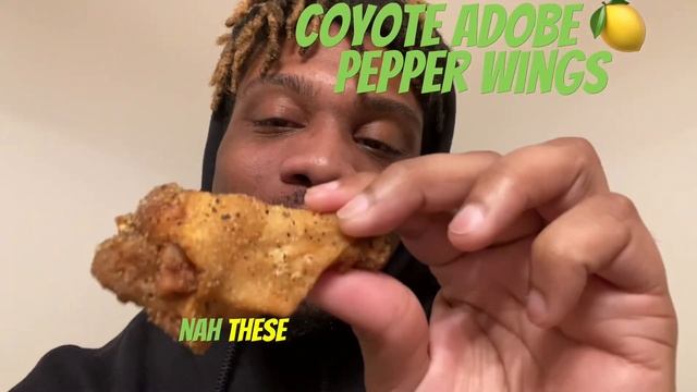 Coyote's Adobe Cafe finally put lemon pepper wings on their menu! смотреть онлайн