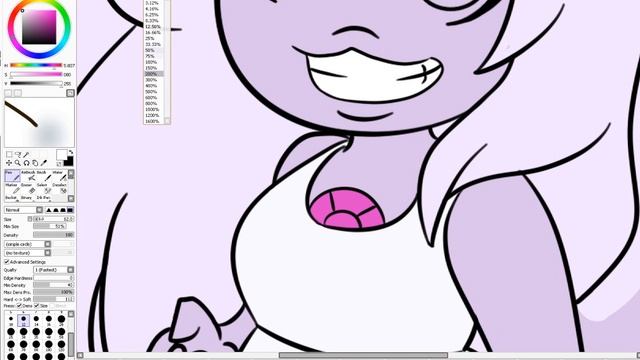 ::SpeedPaint:: Amethyst - Steven Universe смотреть онлайн