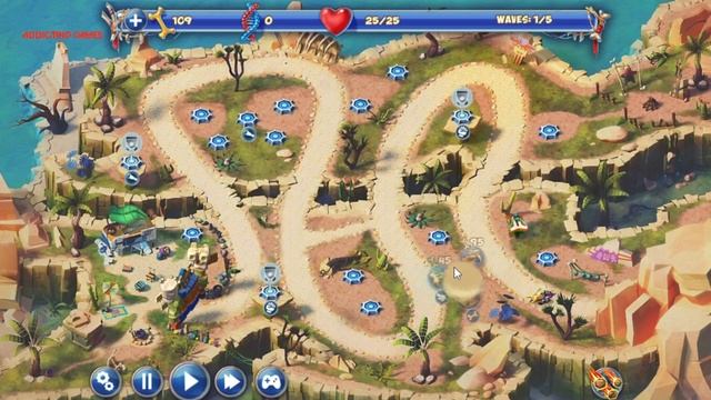 Day D: Tower Rush Gameplay | Fight With Crossbows And Cannons смотреть онлайн