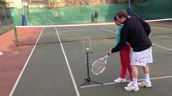 TopspinPro | Katya learns topspin in 2 minutes