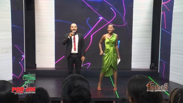 Prezantatris show Podium Quartiers a, Winy Lundi tap chante nan show Quart de finale groupe 1 смотреть онлайн
