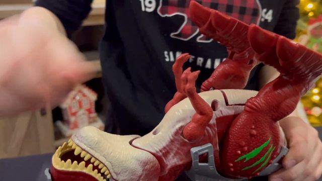 ZURU ROBO ALIVE DINO WARS T-REX #fypシ #unboxing #christmas #toyreview #viral #zurutoys #dinosaurs