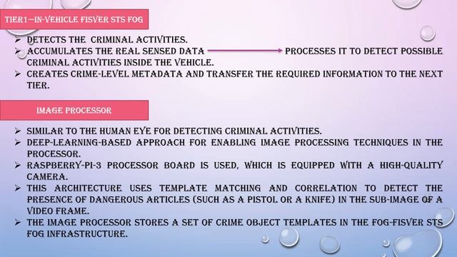 Crime Assistance fog FISVER|fog Framework for Intelligent public Safety in Vehicular Environments| смотреть онлайн