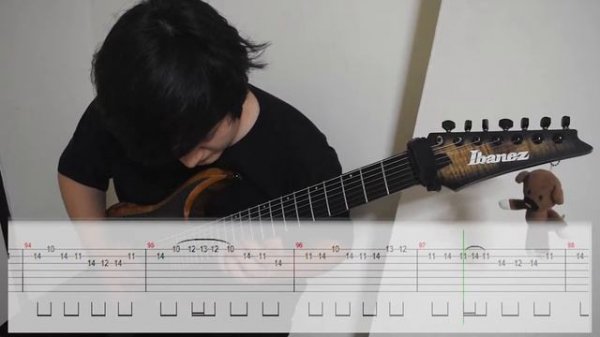 SHOKRAN - REVIVAL OF DARKNESS l Guitar Cover + TAB Screen