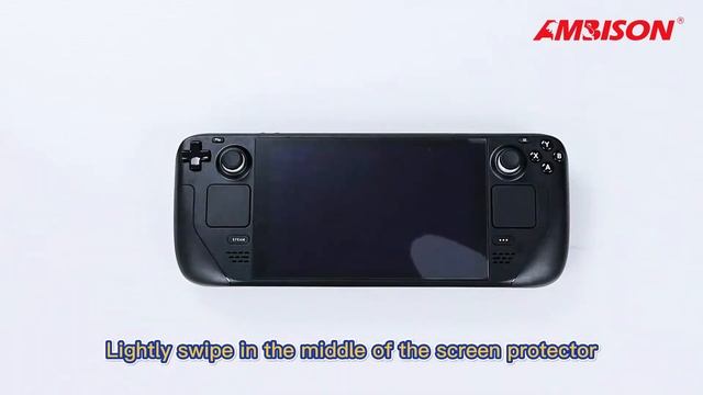 The installation video of Steam Deck matte glass screen protector смотреть онлайн