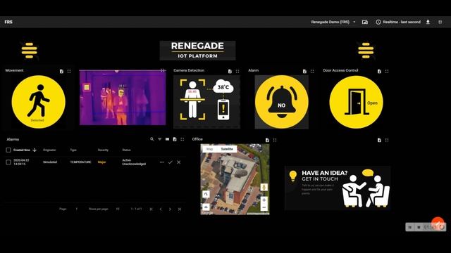 Renegade IoT | FRS Dashboard Demo смотреть онлайн