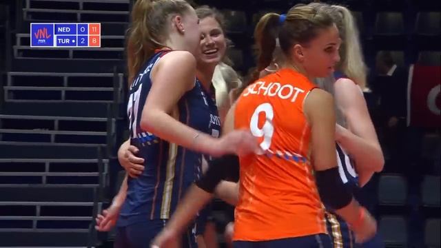 NETHERLANDS vs. TURKEY - Highlights Women | Week 1 | Volleyball Nations League 2019 смотреть онлайн