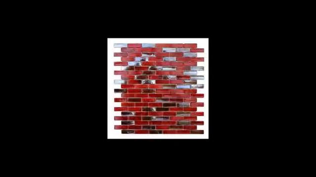Quartz Red Strip Glass and Marble Mosaic Tile смотреть онлайн