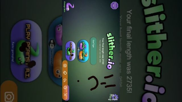 Обзор игры "Slither.io" смотреть онлайн