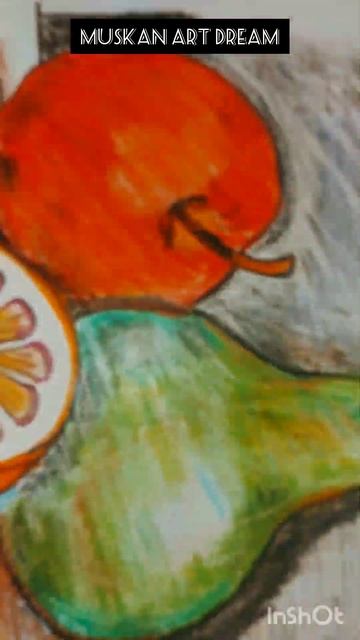 fruits easy drawing #fruits #apple #orange #papaya #art #artist #colour #oilpastel #drawing #song смотреть онлайн
